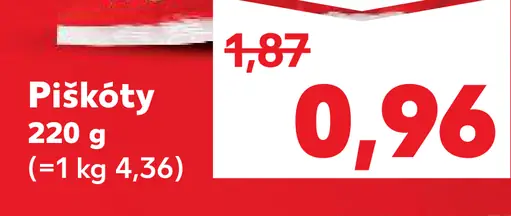 Opavia Piškóty tradiční