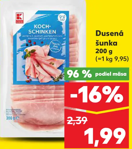 K-Classic Dusená šunka