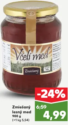 Včelí med zmiešaný lesný