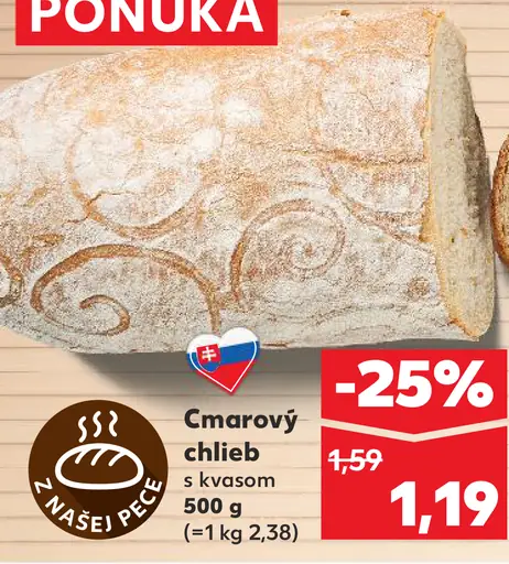 Cmarový chlieb s kváskom