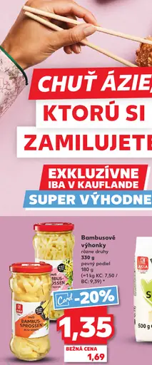 K-Classic Asia Bambusové výhonky