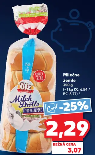 Mliečne žemle