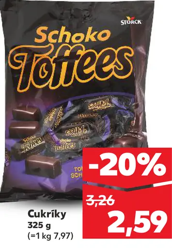 Schoko Toffees cukríky