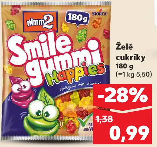 Smile Gummi Happies želé cukríky