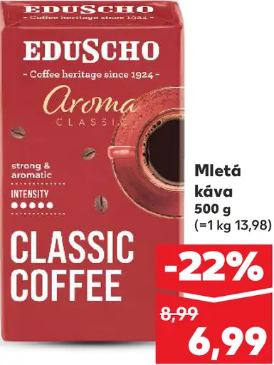 Eduscho Aroma Classic pražená mletá káva