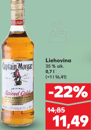 Captain Morgan Spiced Gold rum