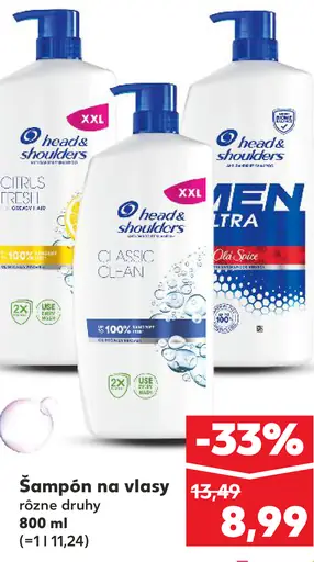 Head & Shoulders šampón na vlasy