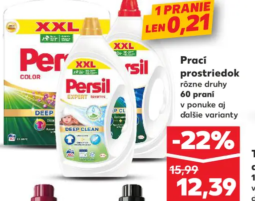Persil prací prostriedok rôzne druhy