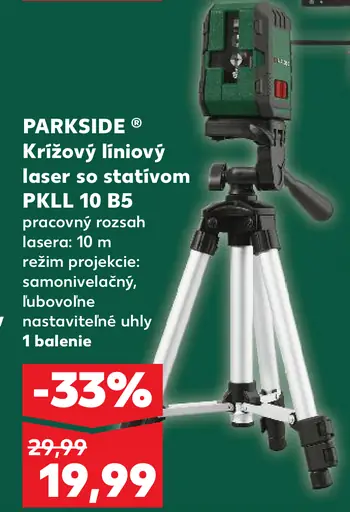 Parkside Krížový líniový laser PKLL 10 B4