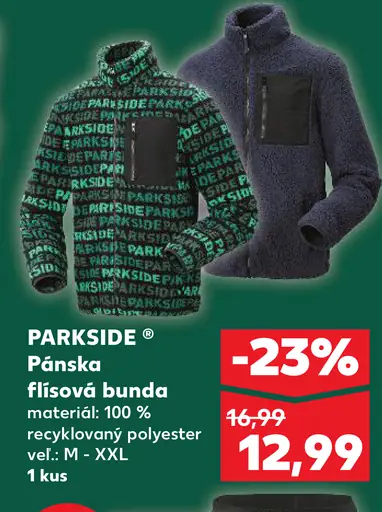 Parkside Pánska flisová bunda