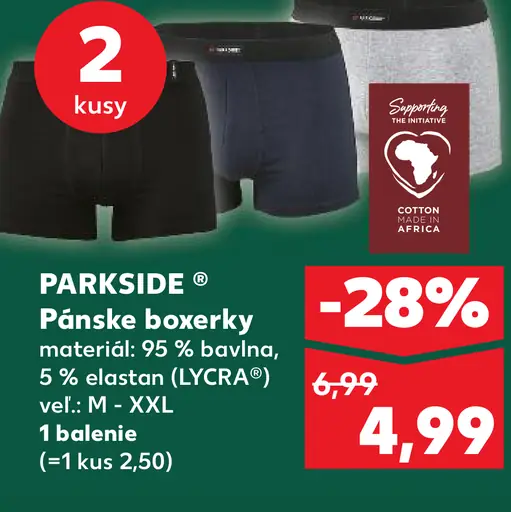 Parkside Pánske boxerky
