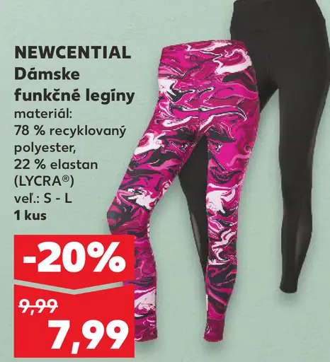 Newcential Dámske funkčné legíny