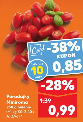 Paradajky Minirama