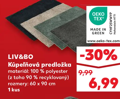 LIV&B0 Kúpeľňová predložka