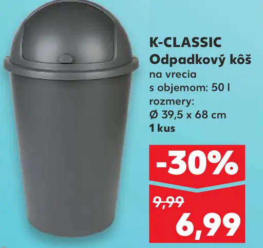 K-CLASSIC Odpadkový kôš na vrecia