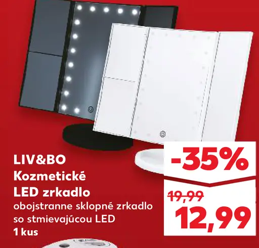 LIV&BO Kozmetické LED zrkadlo