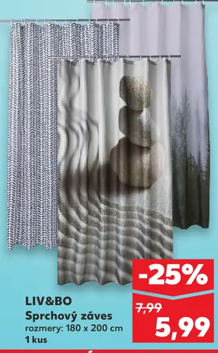 LIV&BO Sprchový záves