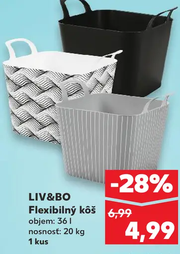 LIV&BO flexibilný kôš