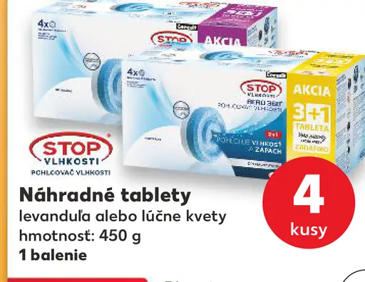 Stop vlhkosti náhradné tablety levanduľa alebo lôžko levandule