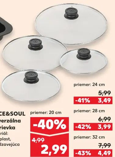 SPICE&SOUL univerzálna pokrievka sklo/plast