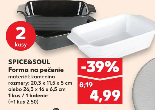 SPICE&SOUL forma na pečenie kameninová