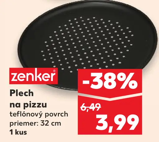 Zenker plech na pizzu s teflónovým povrchom