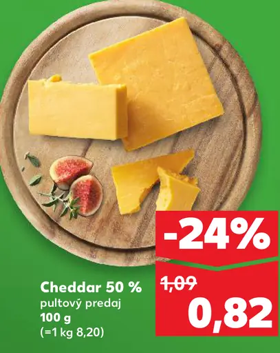 Cheddar 50 %
