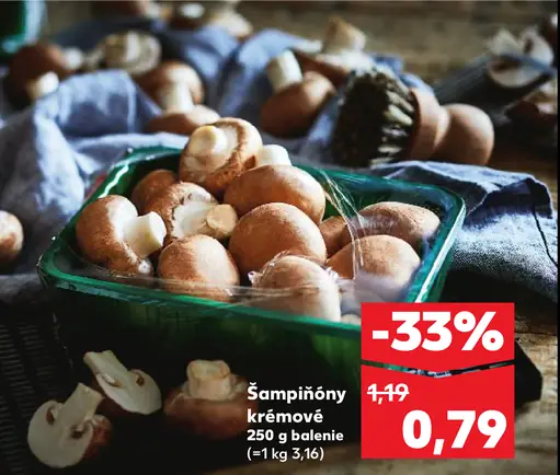 Šampiňóny krémové