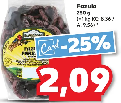 K-Classic fazuľa sušená