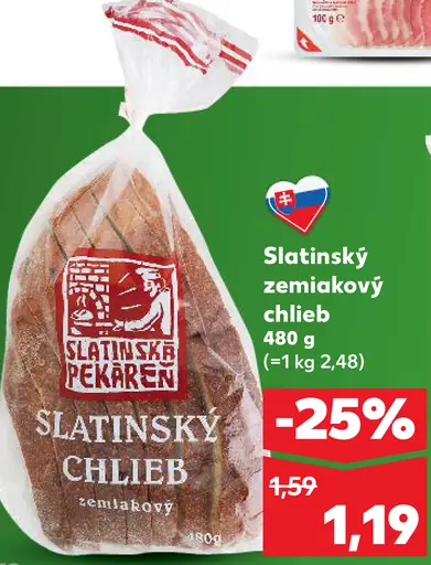 Slatinská pekáreň slatinský zemiakový chlieb