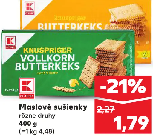 K-Classic Maslové sušienky