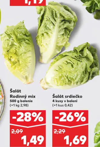 Šalát rodinný mix