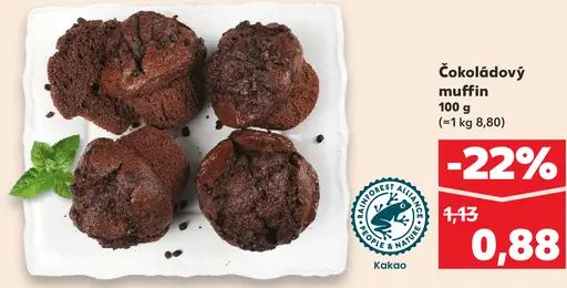 Čokoládový muffin