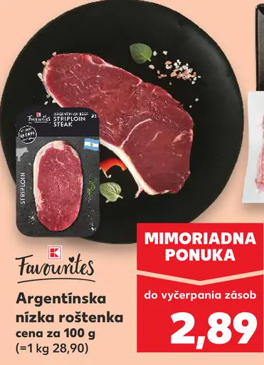 K-Favourites argentínska nízka roštenka
