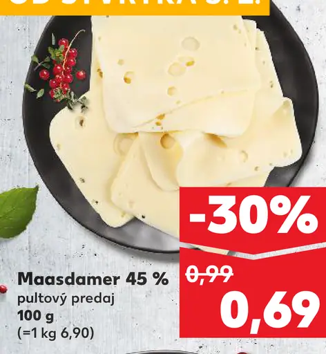 Maasdamer syr 45 %