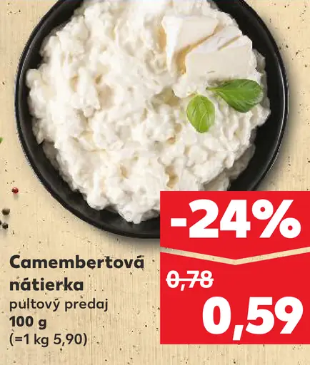 Camembertová nátierka