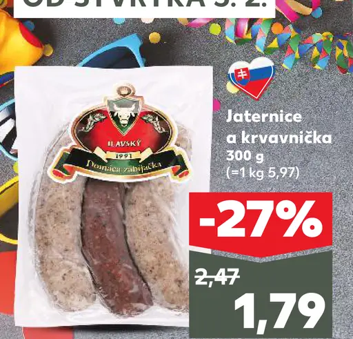 Jaternice a krvavničky