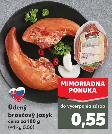 Údený bravčový jazyk