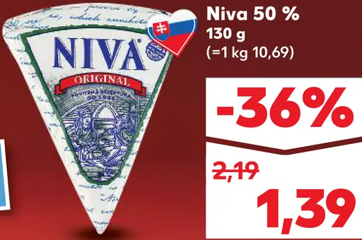 Niva 50 % tučný plesňový syr