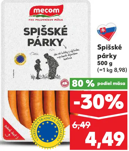 Mecom Spišské párky