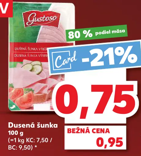 Gustoso Dušená šunka