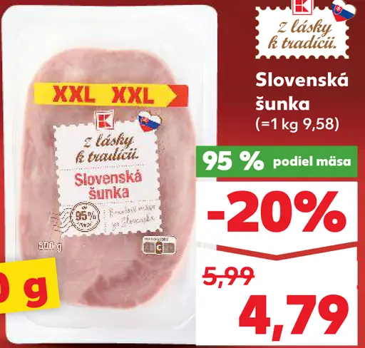 XXL slovenská šunka