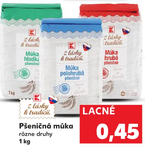 Eidská pekáreň Pšeničná múka rôzne druhy