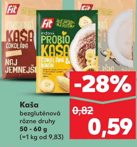 Fit bezlepková kaša