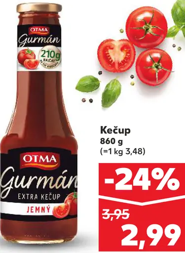 Otma Gurmán Extra kečup jemný