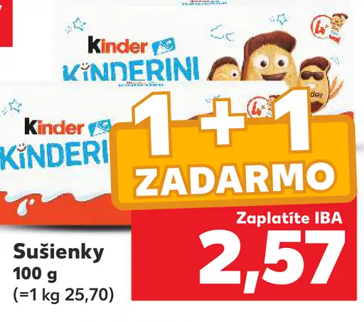 Kinder sušienky
