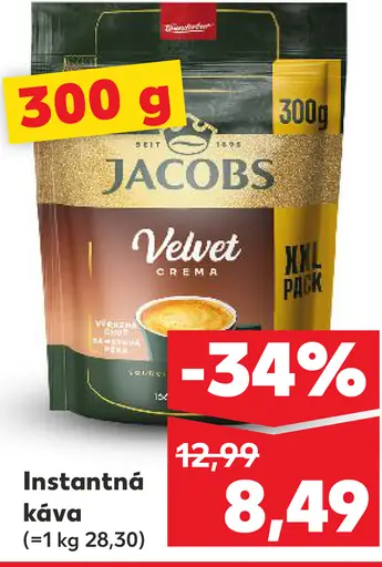 Jacobs Velvet instantná káva