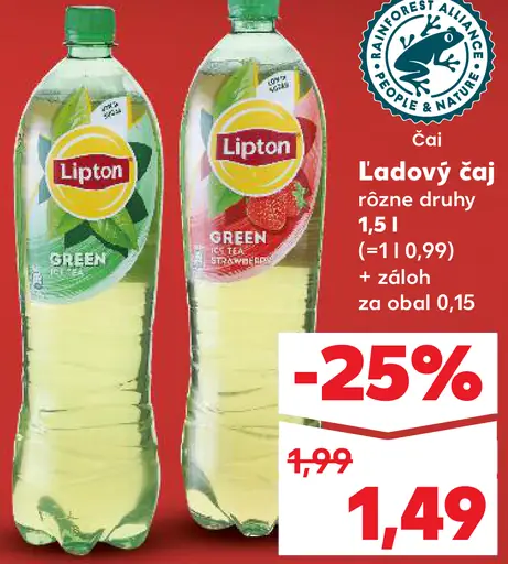 Lipton ľadový čaj viac druhov