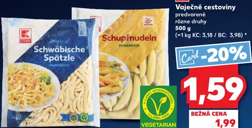 K-Classic Vaječné cestoviny predvarené