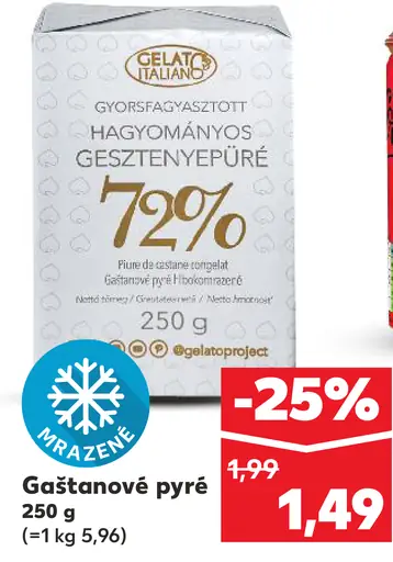 Gelatoplus gaštanové pyré